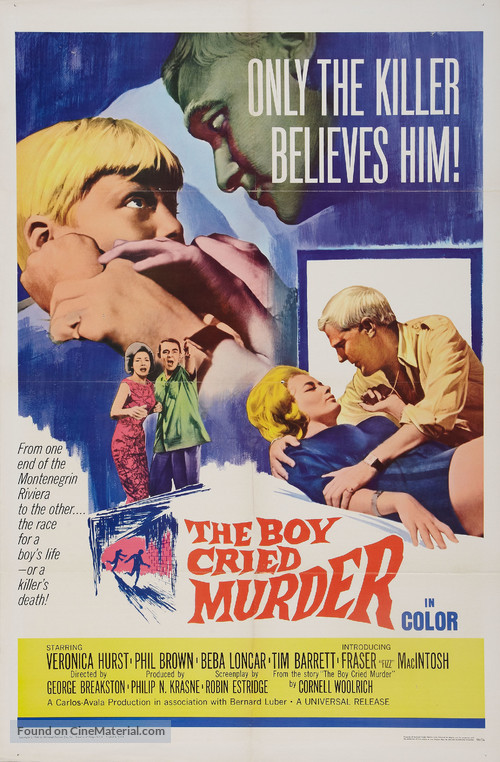 The Boy Cried Murder - Movie Poster