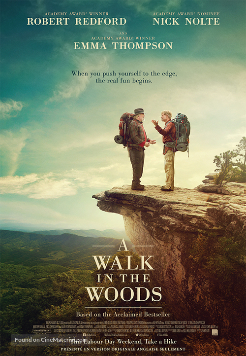A Walk in the Woods - Canadian Movie Poster