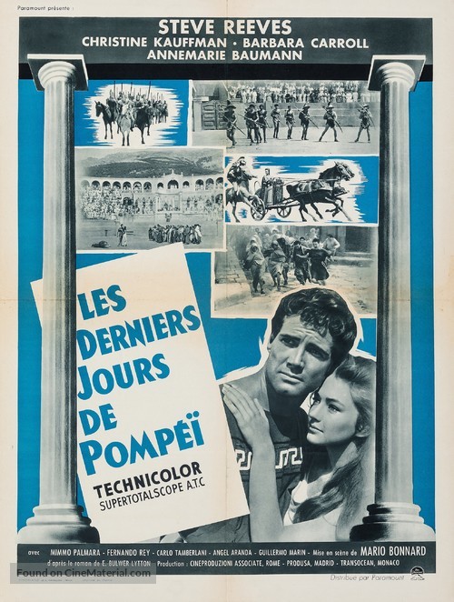 Ultimi giorni di Pompei, Gli - French Movie Poster