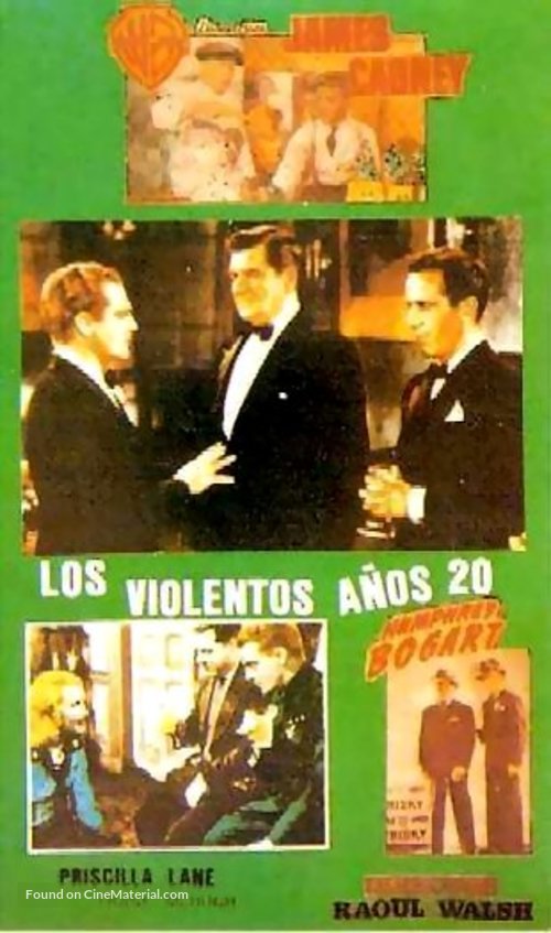 The Roaring Twenties - Spanish VHS movie cover