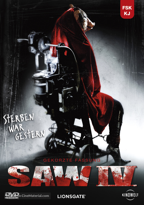 Saw IV - German Movie Cover