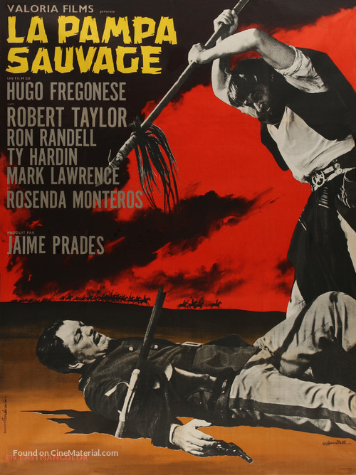 Savage Pampas - French Movie Poster