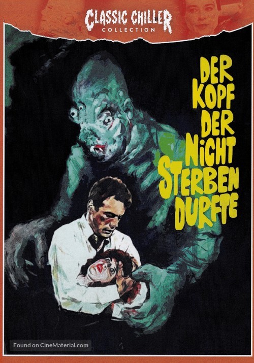 The Brain That Wouldn&#039;t Die - German Blu-Ray movie cover