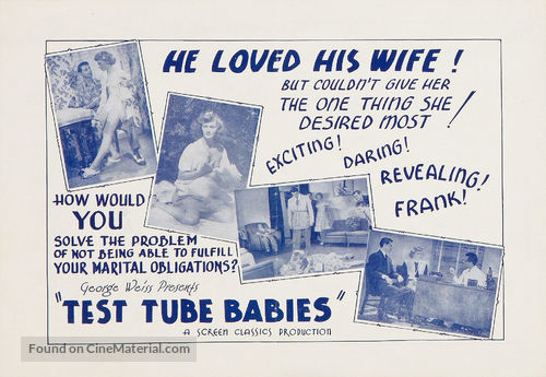 Test Tube Babies - poster