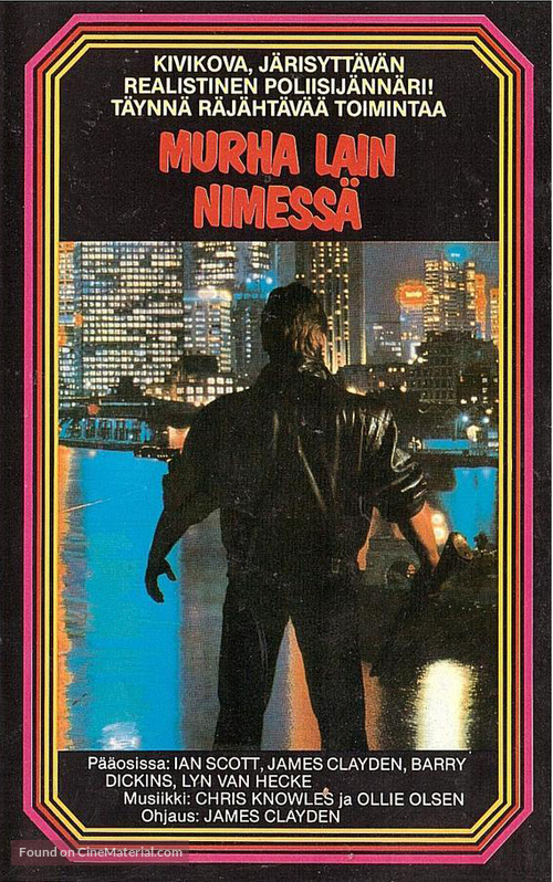 With Time to Kill - Finnish VHS movie cover