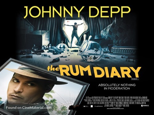 The Rum Diary - British Movie Poster