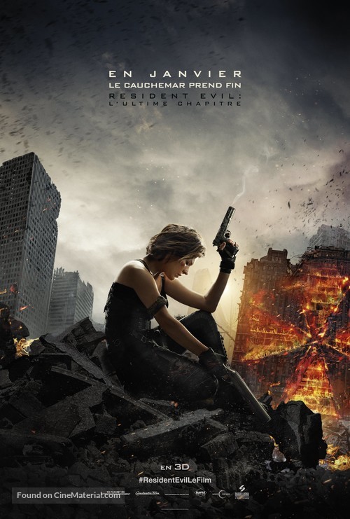 Resident Evil: The Final Chapter - Canadian Movie Poster
