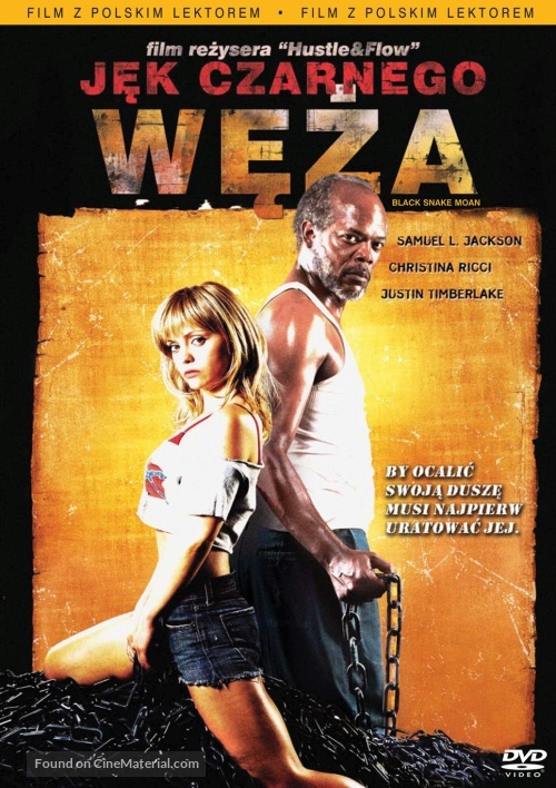 Black Snake Moan - Polish DVD movie cover