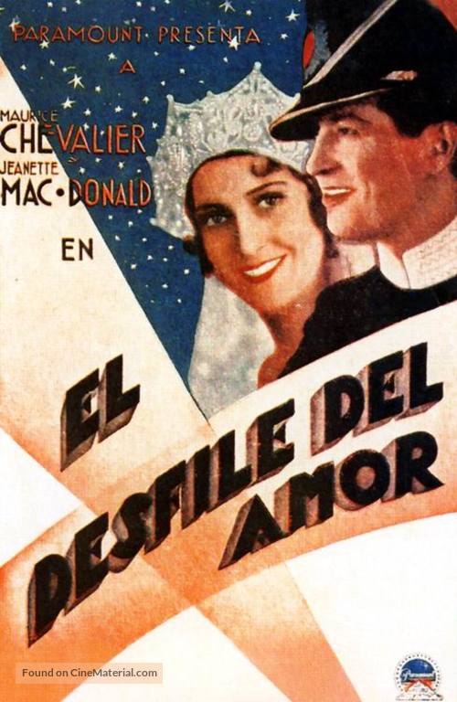 The Love Parade - Spanish Movie Poster