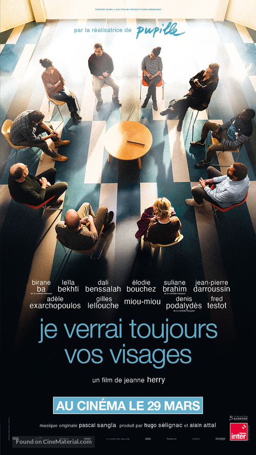 Je verrai toujours vos visages - French Movie Poster