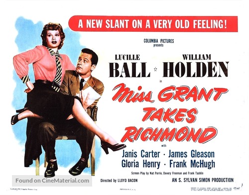 Miss Grant Takes Richmond - Movie Poster
