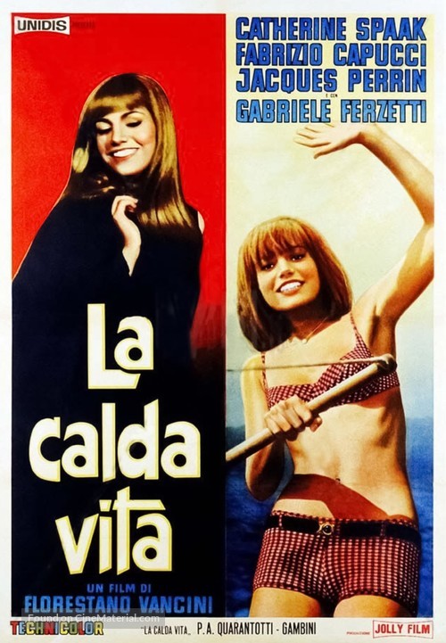 La calda vita - Italian Movie Poster