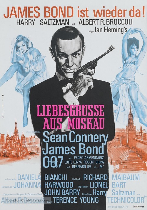 From Russia with Love - German Movie Poster