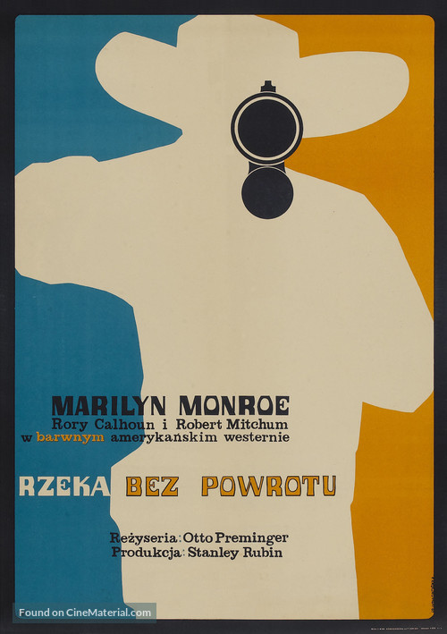 River of No Return - Polish Theatrical movie poster