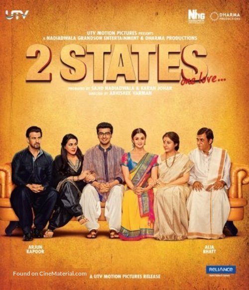 2 States - Indian Movie Cover