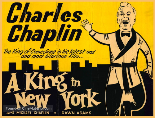 A King in New York - Movie Poster