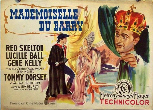 Du Barry Was a Lady - Italian Movie Poster