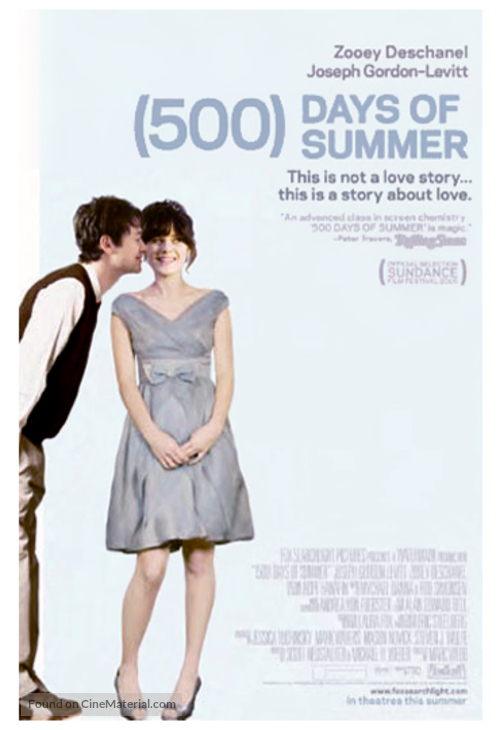 (500) Days of Summer - Never printed movie poster