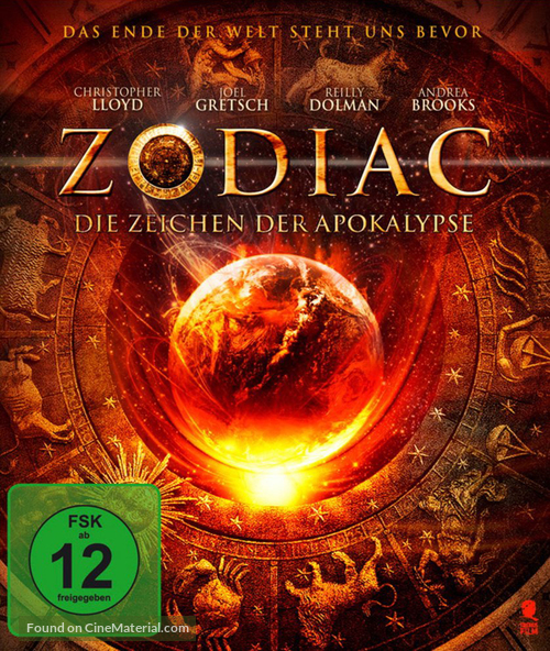 Zodiac: Signs of the Apocalypse - German Blu-Ray movie cover