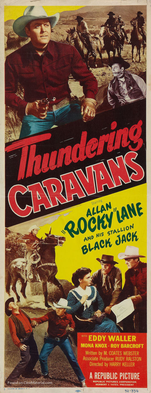 Thundering Caravans - Movie Poster