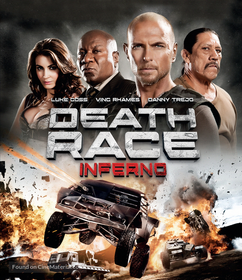Death Race: Inferno - Italian Blu-Ray movie cover