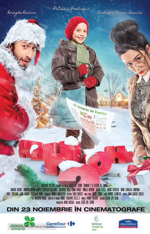 Ho Ho Ho 2: O loterie de familie - Romanian Movie Poster