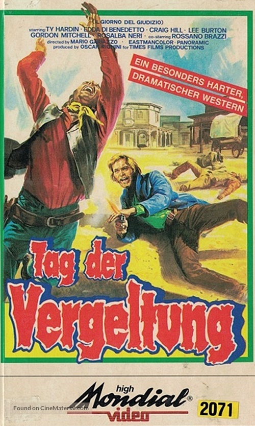Il giorno del giudizio - German VHS movie cover