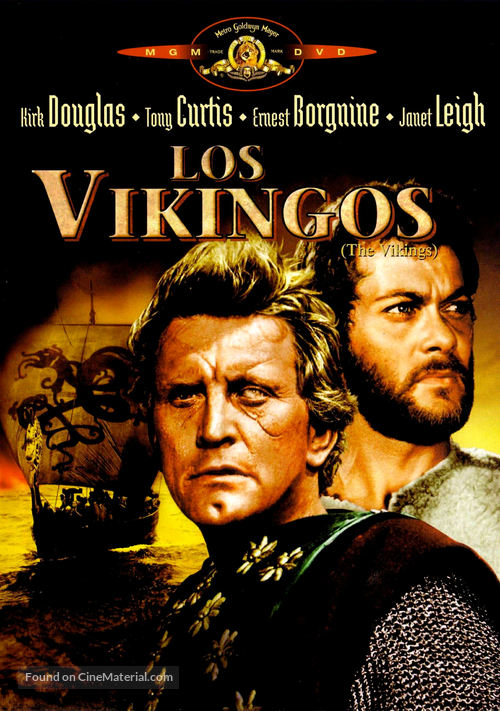 The Vikings - Spanish DVD movie cover