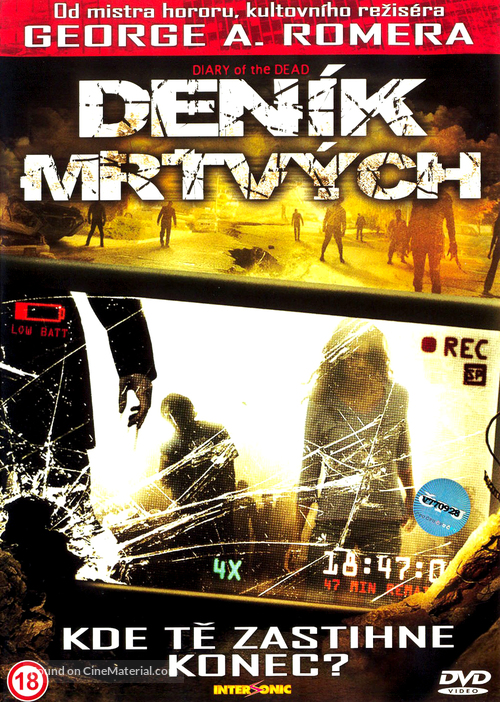 Diary of the Dead - Czech DVD movie cover