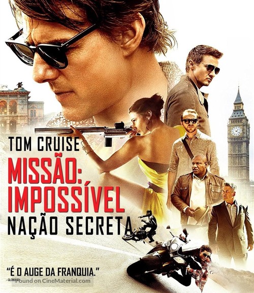 Mission: Impossible - Rogue Nation - Brazilian Movie Cover