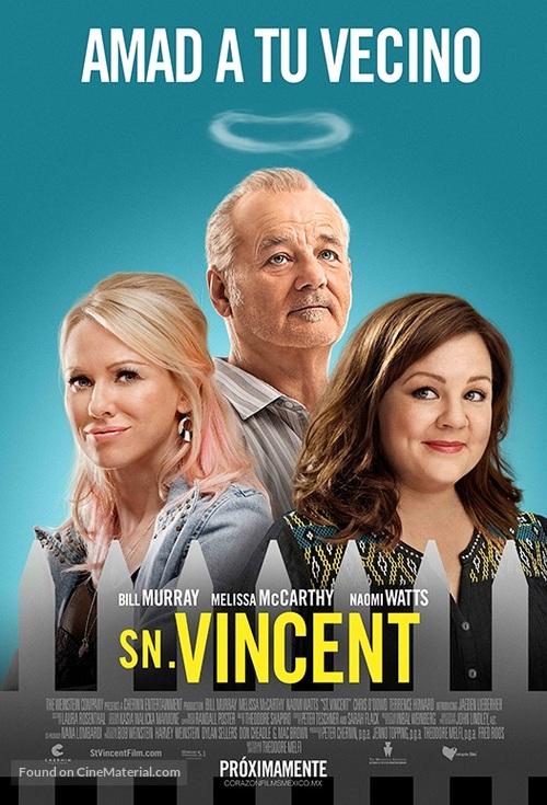 St. Vincent - Mexican Movie Poster