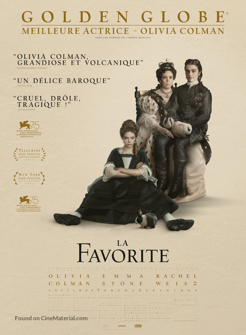 The Favourite - French Movie Poster