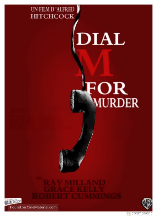 Dial M for Murder - French Movie Cover
