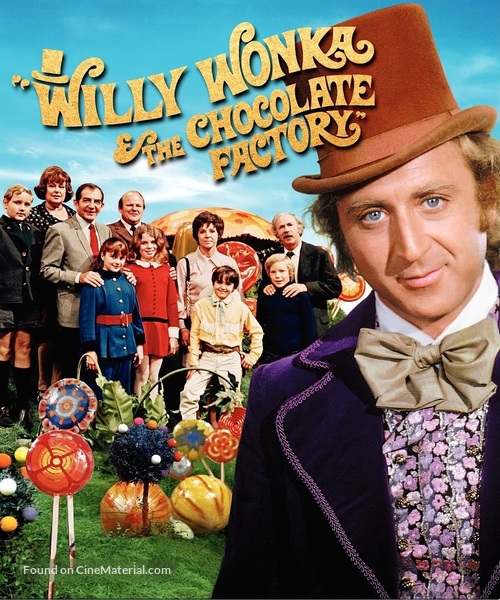 Willy Wonka &amp; the Chocolate Factory - Blu-Ray movie cover