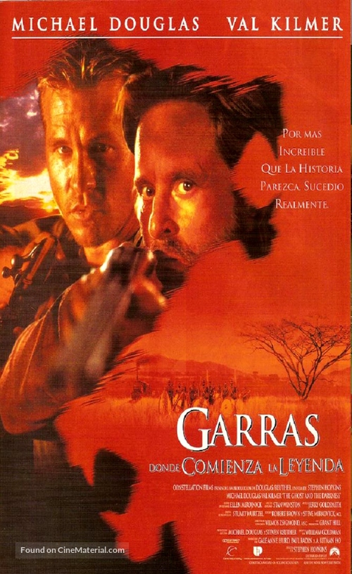 The Ghost And The Darkness - Argentinian Movie Poster