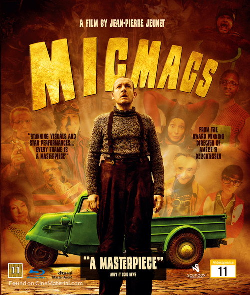 Micmacs &agrave; tire-larigot - Danish Blu-Ray movie cover