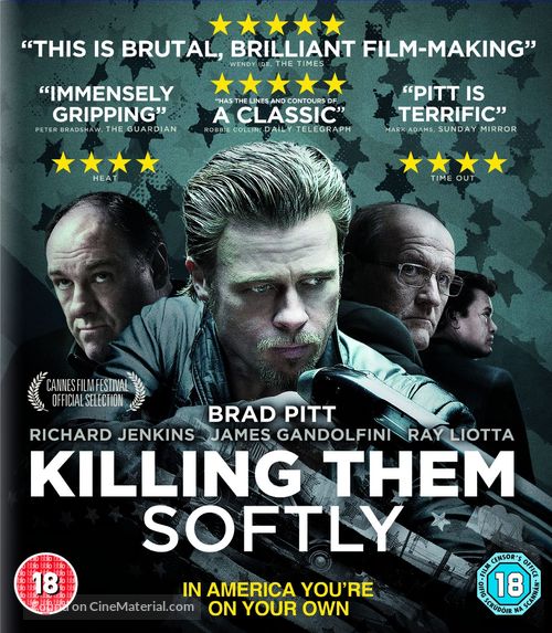 Killing Them Softly - British Blu-Ray movie cover