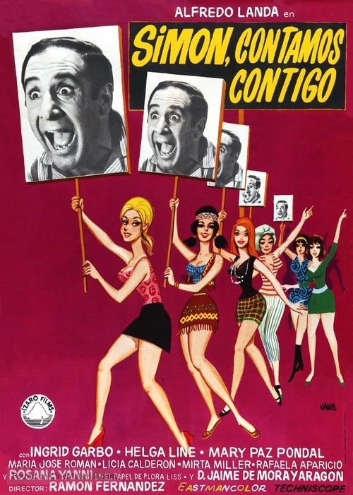 Sim&oacute;n, contamos contigo - Spanish Movie Poster