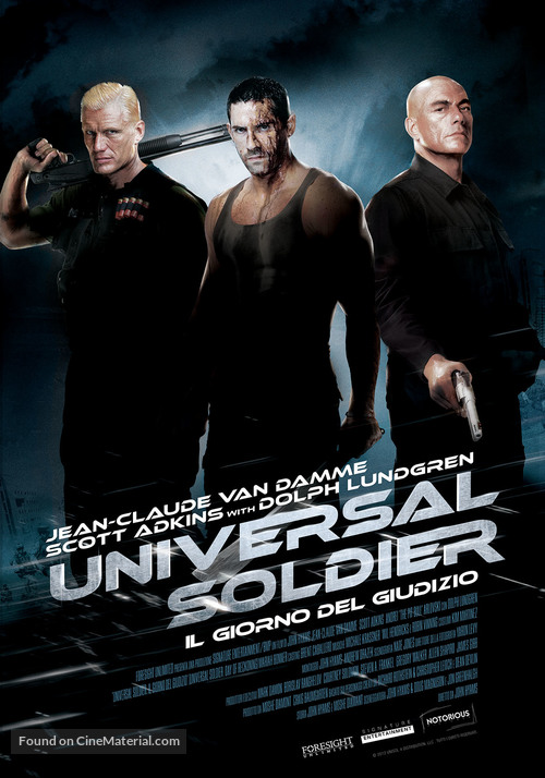 Universal Soldier: Day of Reckoning - Italian Movie Poster