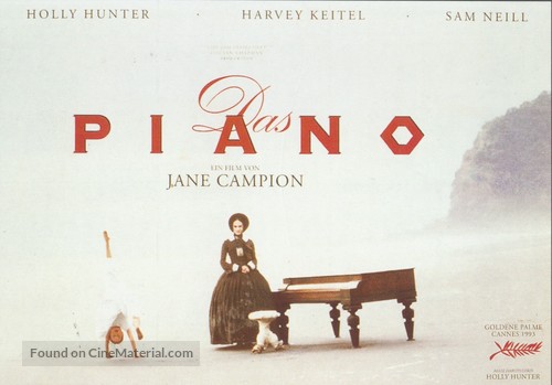 The Piano - German Movie Poster