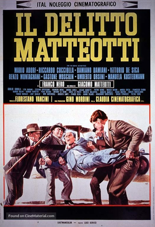 Il delitto Matteotti - Italian Movie Poster