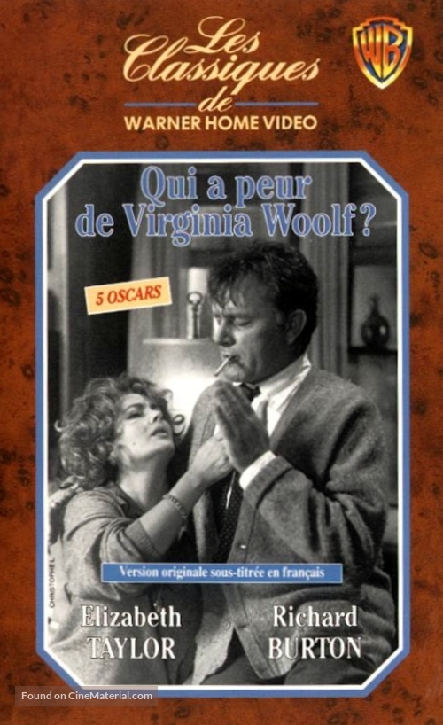 Who&#039;s Afraid of Virginia Woolf? - French VHS movie cover