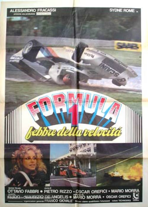 Formula uno, febbre della velocit&agrave; - Italian Movie Poster