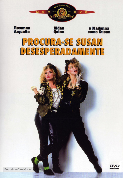 Desperately Seeking Susan - Brazilian DVD movie cover