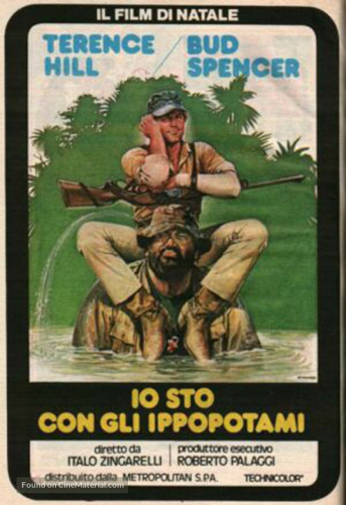 Io sto con gli ippopotami - Italian Movie Poster