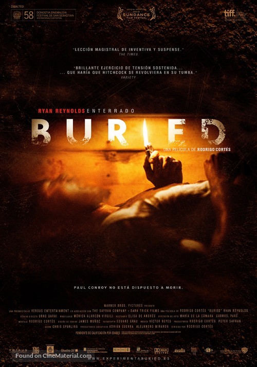 Buried - Spanish Movie Poster