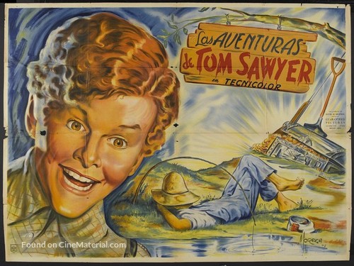 The Adventures of Tom Sawyer - Argentinian Movie Poster
