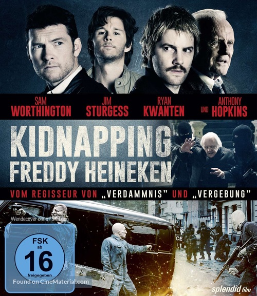 Kidnapping Mr. Heineken - German Blu-Ray movie cover