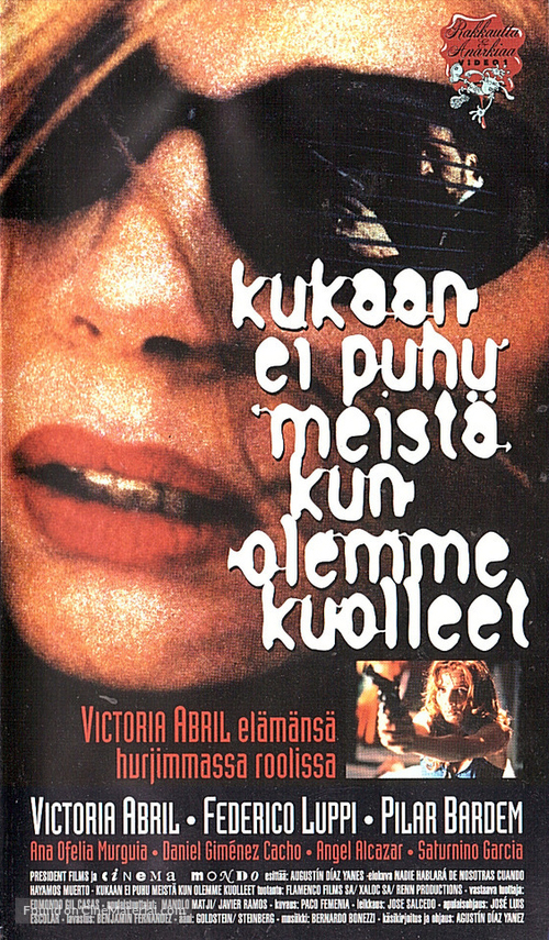 Nadie hablar&aacute; de nosotras cuando hayamos muerto - Finnish VHS movie cover