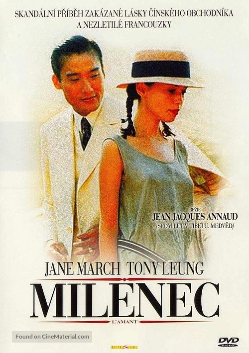 L&#039;amant - Czech DVD movie cover